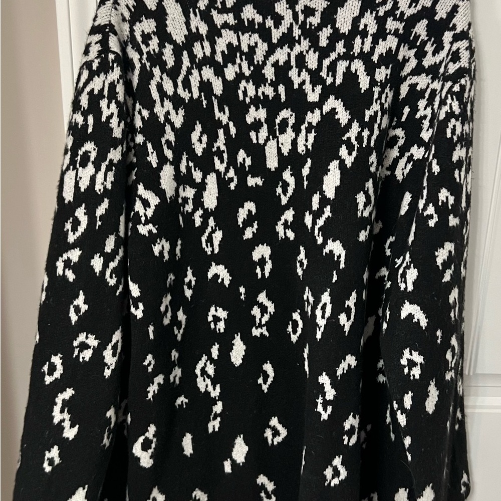 Talbots Open Front Cardigan - Leopard Print - image 3